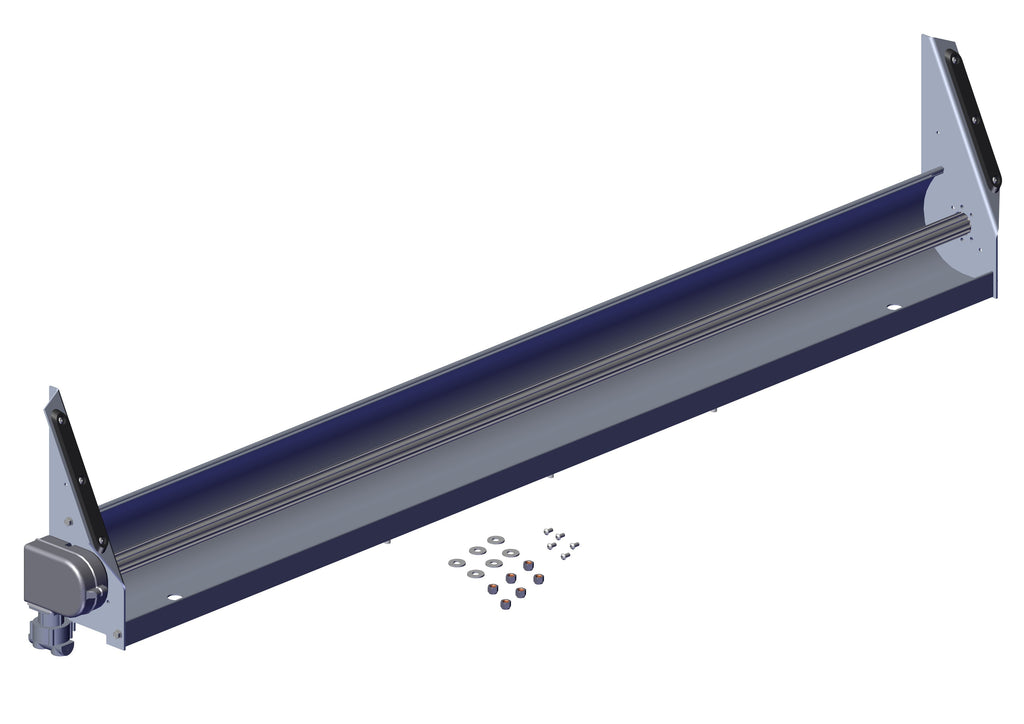 IILLUSTRATIVE IMAGE OF SPOOL KIT, HYDRA-LOCK 98" TARP SPOOL w/EXTEND MOUNTING BRACKETS & INTEGRATED HOUSING