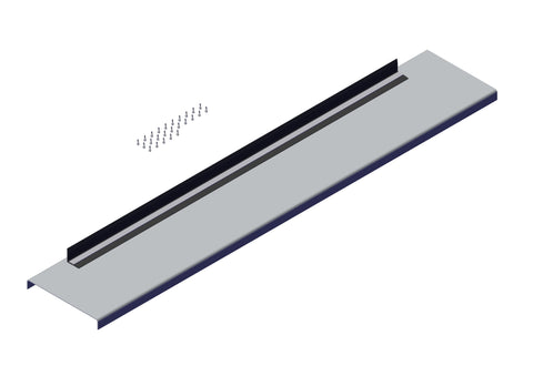 IILLUSTRATIVE IMAGE OF END CAP, FLAT END CAP FOR STS SYSTEM w/WIND DEFLECTOR