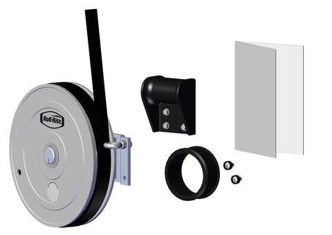IILLUSTRATIVE IMAGE OF TARP RETURN, FOR 3" AXLE w/MOUNTING PLATE
