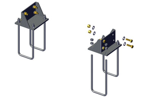 IILLUSTRATIVE IMAGE OF BRACKET, MOUNTING U-BOLT STYLE FOR TOWER - SET