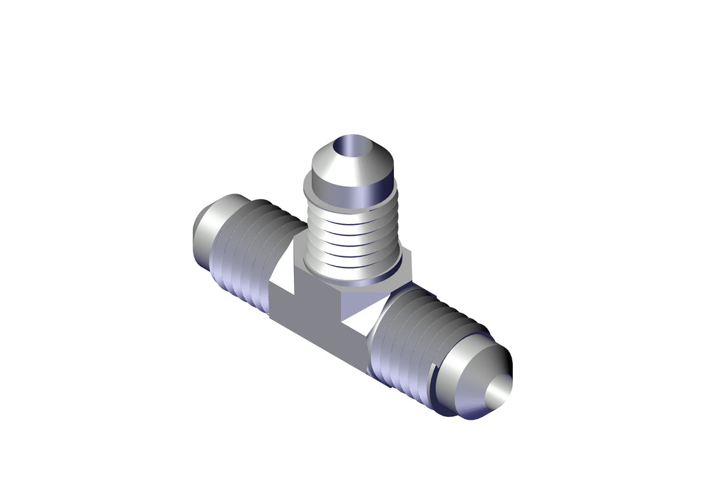 IILLUSTRATIVE IMAGE OF ADAPTER, #4 MALE TEE