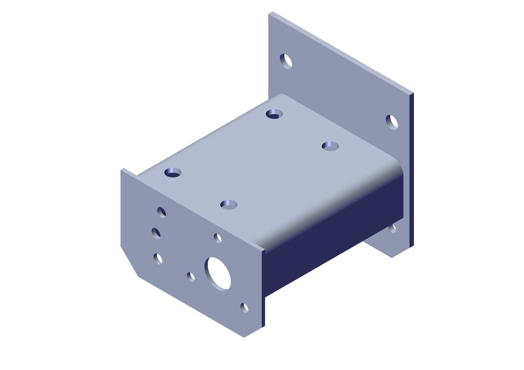 IILLUSTRATIVE IMAGE OF BRACKET, ALUMINUM 12UB DRIVER