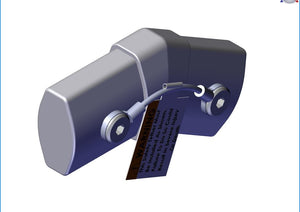 IILLUSTRATIVE IMAGE OF CASTING, ALUMINUM 30 FLAT ELBOW