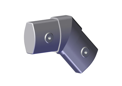 IILLUSTRATIVE IMAGE OF CASTING, 45 FLAT ELBOW (EACH)