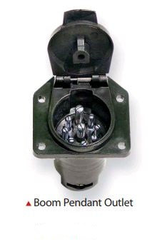 IILLUSTRATIVE IMAGE OF CONNECTOR - RECEPTACLE 7 PIN TRAILER