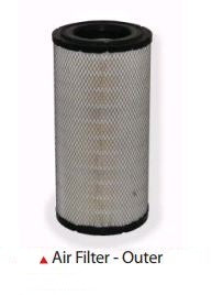 IILLUSTRATIVE IMAGE OF OUTER AIR FILTER (6 CYL)