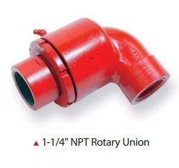 IILLUSTRATIVE IMAGE OF 1-1/4" NPT ROTARY UNION