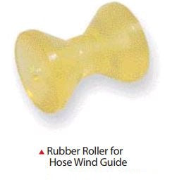 IILLUSTRATIVE IMAGE OF POLY RUBBER ROLLER 4" DIA x 3.75" LONG